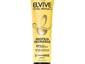 L'Oreal Paris Elvive Total Repair 5 Protein Recharge Leave In Conditioner Treatment and Heat Protectant