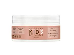 SheaMoisture Kids Curling Styling Cream For Curl Definition Coconut & Hibiscus Curl and Detangle Kids Hair 6 oz