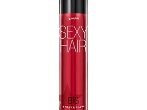 SexyHair Big Spray & Play Volumizing Hairspray | Hold and Shine | Up to 72 Hour Humidity Resistance | All Hair Types