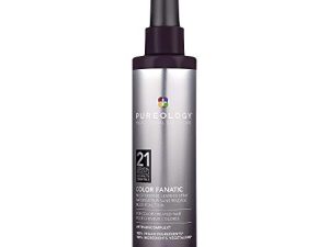 Pureology Color Fanatic Leave-in Conditioner Hair Treatment Detangler Spray | Protects Hair Color From Fading | Heat Protectant | Vegan