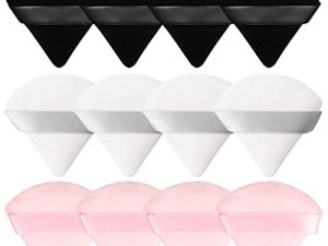 12 Pieces Triangle Powder Puff Makeup Sponge