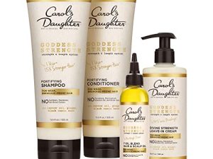 Carol's Daughter Goddess Strength 4 Full Size Products Hair Care Set - Sulfate Free Shampoo