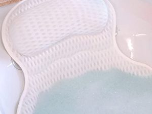 Bath Pillow Luxury Bathtub Pillow - Bath Pillows for Tub Neck and Back Support