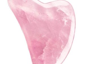 Gua Sha Massage Tool for Scraping Facial and Body Skin Massage Made of Rose Quartz Stone for Acupressure Scrapper Gua Sha Facial Tools