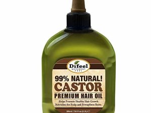 Difeel Premium 99% Natural Castor Hair Oil 7.1 Ounce - Natural Castor Oil for Hair Growth