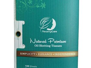 Natural Bamboo Charcoal Oil Absorbing Tissues - 100 Counts