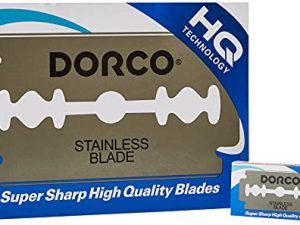 Dorco ST300 Platinum Extra Double Edge Razor Blades - 100 Ct