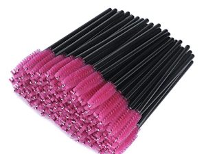 G2Plus Disposable Eyelash Mascara Brushes Wands Applicator Makeup Kits 100 Pack
