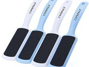 4 Pcs Pedicure Foot Rasp Foot File Callus Remover Dead Skin & Double-Sided Foot Scrubber Foot Files Kit Heel Scraper Foot Scrub Care Tool to Remove Rough Cracked Corns Smoothing Hard Skin