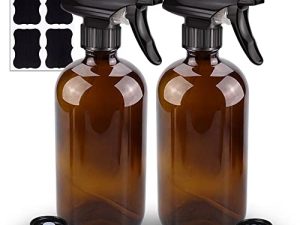 Wedama 2 Pack Glass Spray Bottle