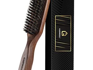 Mens Wild Boar Bristle Hair Brush - Stiff Bristles