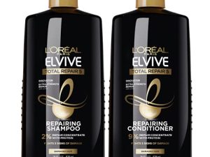 L'Oreal Paris Elvive Total Repair 5 Repairing Shampoo and Conditioner for Damaged Hair