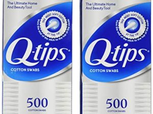Q-tips Cotton Swabs 500 ea (Pack of 2)
