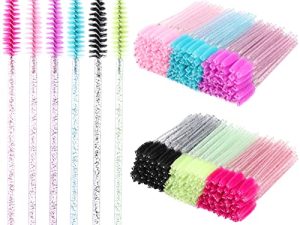 300 Disposable Mascara Wands Eyelash Brush Spoolies for Eye Lash Extension