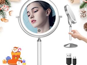 Lighted Makeup Mirror with Magnification