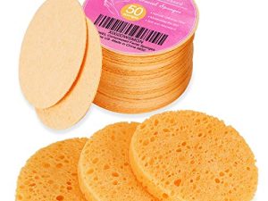 50-Count Compressed Facial Sponges