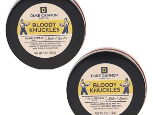 Duke Cannon Supply Co. Bloody Knuckles Hand Repair Balm for Men (Unscented) Multi-Pack- Paraben-Free