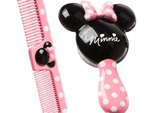 Disney Baby Minnie Hair Brush and Wide Tooth Comb Set