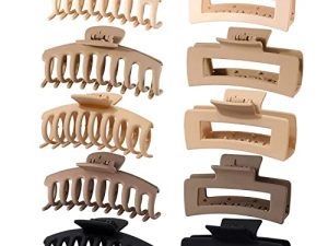 10 PCS 4.4" Large Hair Clips