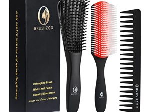 BRUSHZOO Detangling Brush for Curly Hair