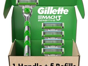 Gillette Mach3 Sensitive Razors for Men