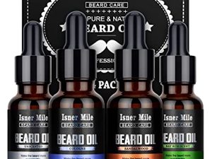 ISNER MILE Beard Oil 4 Pack