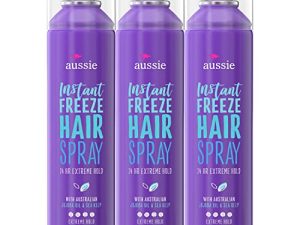 Aussie Instant Freeze Hairspray with Jojoba & Sea Kelp