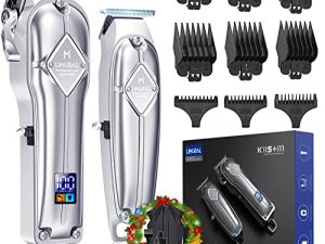 Limural Professional Hair Clippers and Trimmer Kit for Men - Cordless Barber Clipper + Beard T Outliner