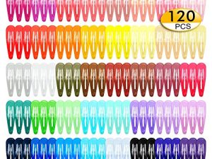 120Pcs Snap Hair Clips
